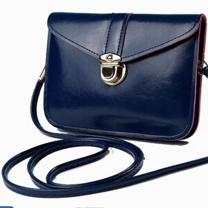 ZY Women Mini Handbag/BNWOT
Crossbody/Cellphone Pouch Purse (Navy)